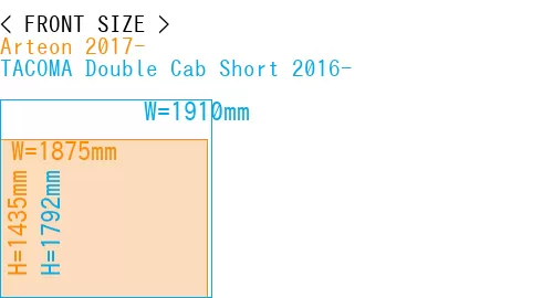 #Arteon 2017- + TACOMA Double Cab Short 2016-